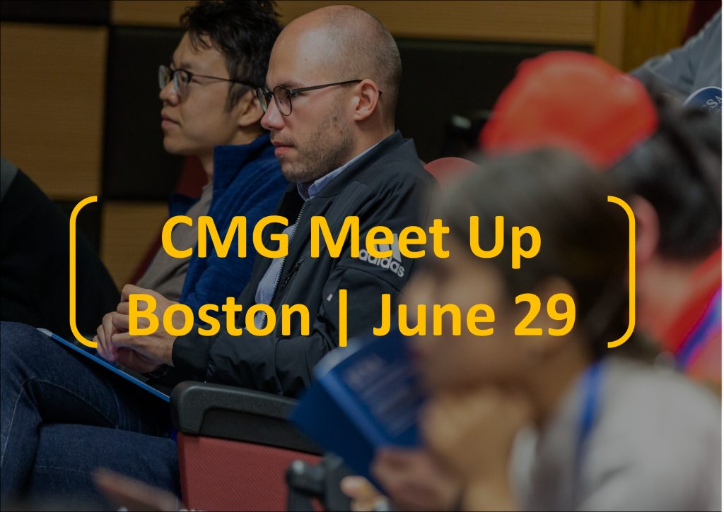CMG in Boston presents Monthly Roundtable SRE, Performance and